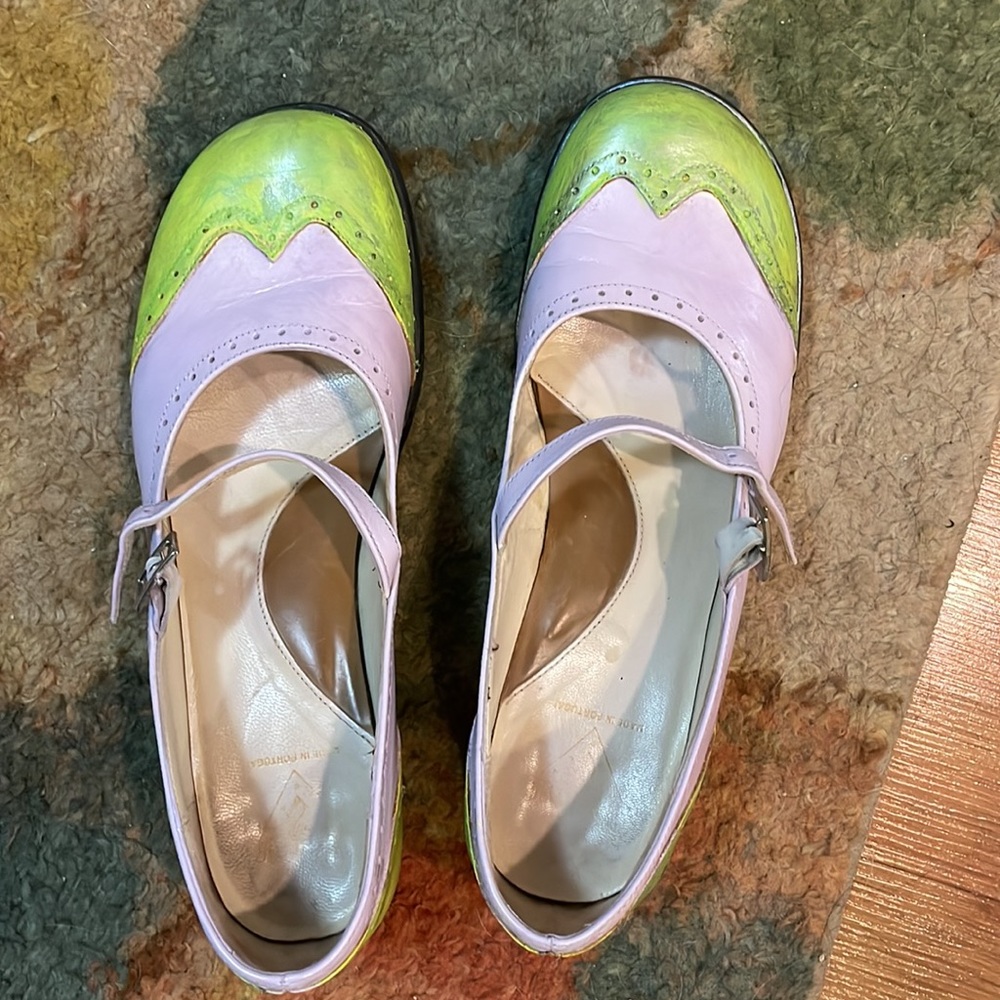 John Fluevog Kathy size 10 custom painted
